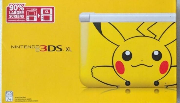 Nintendo 3DS XL: Pikachu Edition – Ticket New – Manufacturing unit Sealed FREE SHIPPING
