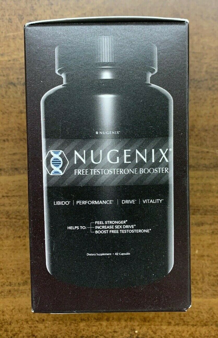 Nugenix Free Testosterone Booster 42 Capsules New Sealed Free