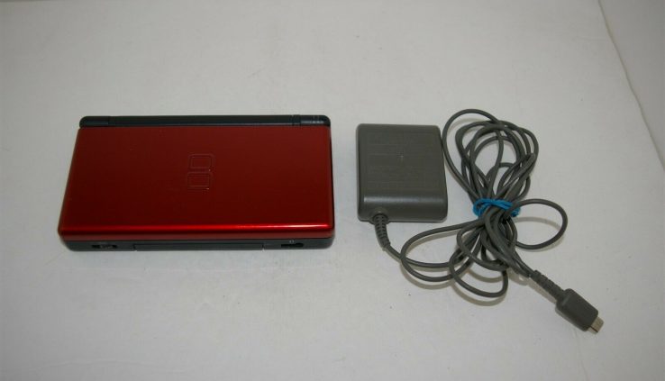 Nintendo DS Lite Crimson Crimson/Unlit Handheld Console System TESTED!