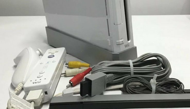 Nintendo Wii White Console RVL-001 Bundle (Examined – Works) Gamecube Edifying