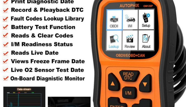 OBDII Scanner Automobile Code Reader  Auto Diagnostic Check Engine Light Enhanced Instrument