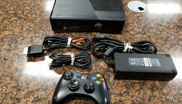 Microsoft XBox 360 S 1439 4GB Video Sport Device Console Matte Unlit Take a look at up on images