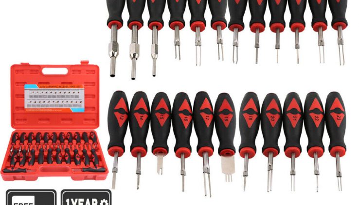 US PRO 23Pcs Universal Car Terminal Liberate Removal Tool Bundle with Case