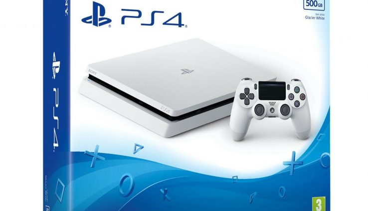 Sony Playstation4 PS4 500GB Slim Sport Console (White) Glacier White