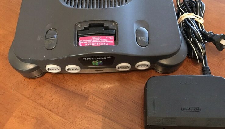 Nintendo 64 Console With Vitality Adapter And Jumper Pak
