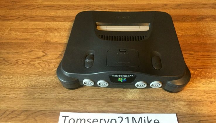 Nintendo 64 N64 Gaming Console w/ Jumper Pak – (CONSOLE ONLY) – Tested EXCELLENT