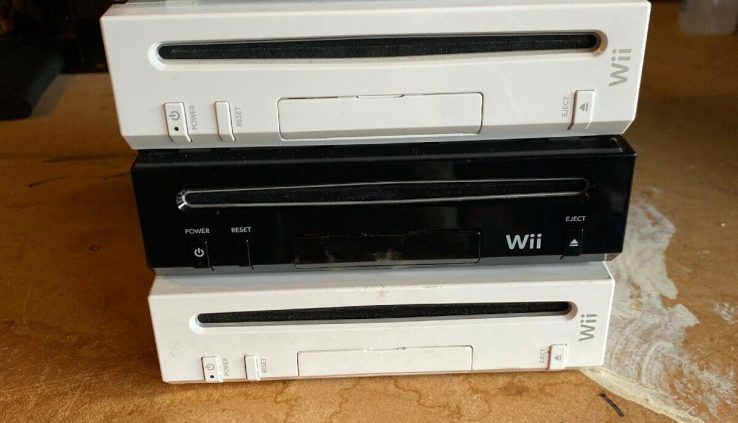 4 Nintendo Wii (Replacement) Machine Console Accurate White Dusky Works Astronomical