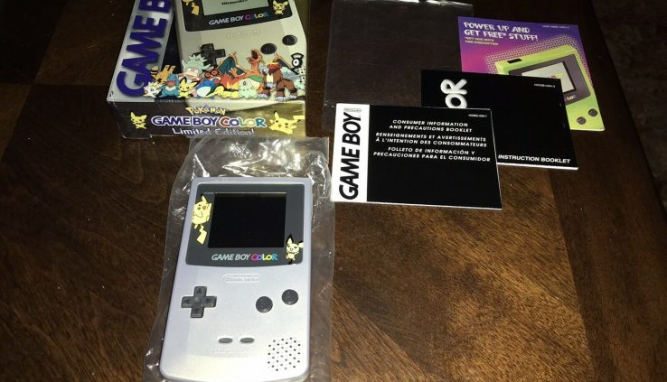 Pokemon Gold Silver Restricted Edition Nintendo Sport Boy Color CIB Total In Box