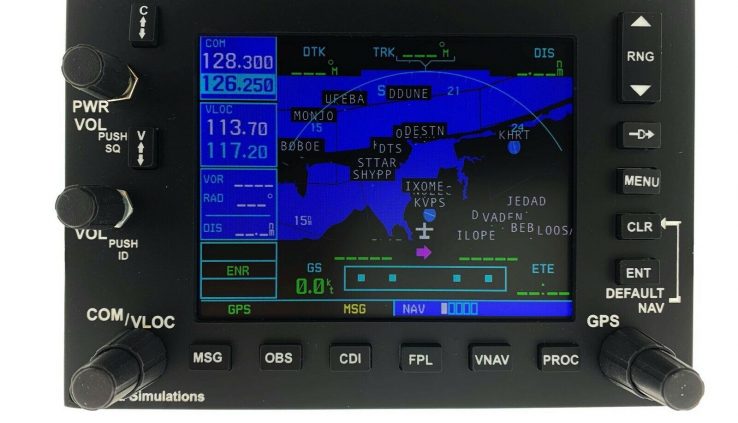 Flight Simulator G530 GPS Panel