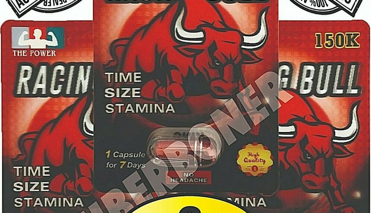 3 X RACING BULL 150K GENUINE MALE SEXUAL ENHANCEMENT NATURAL FAST HARD ERECTION