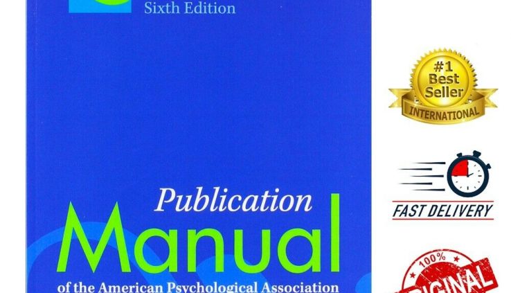 Publication Book of the American Psychological Association,sixth ✅FAST DELIVERY✅
