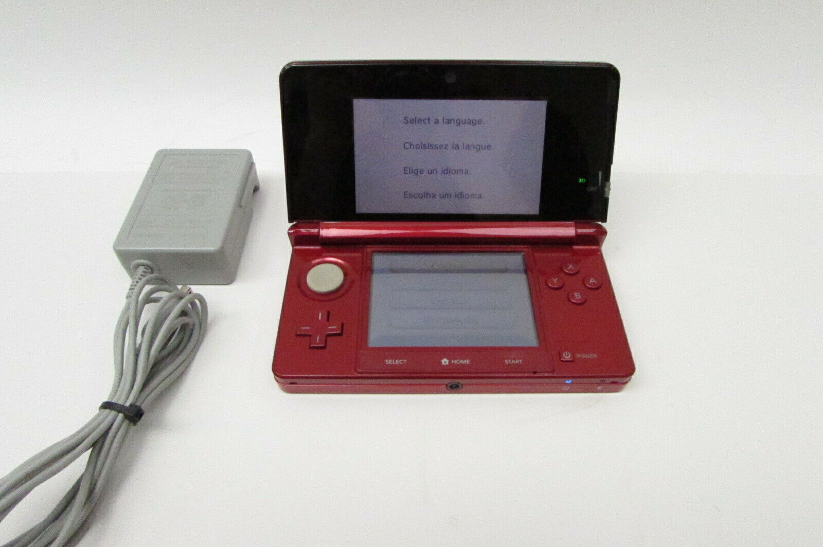 Nintendo 3DS CTR001 Handheld Gaming Console Crimson on 