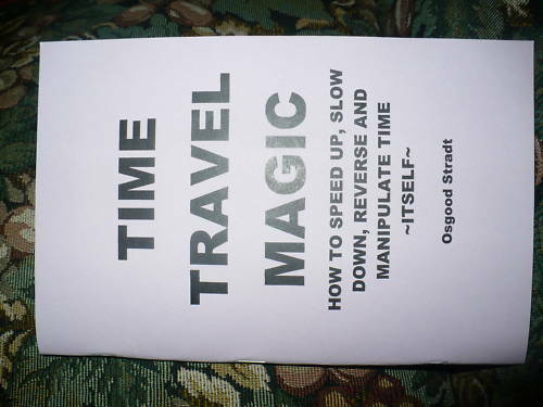 TIME TRAVEL MAGIC book – cherish a time machine – uncommon!