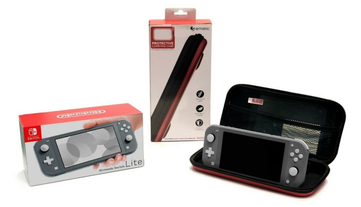 Nintendo Change Lite Bundle | 3 Colours | Carrying Case with 8-Game Cart Slot