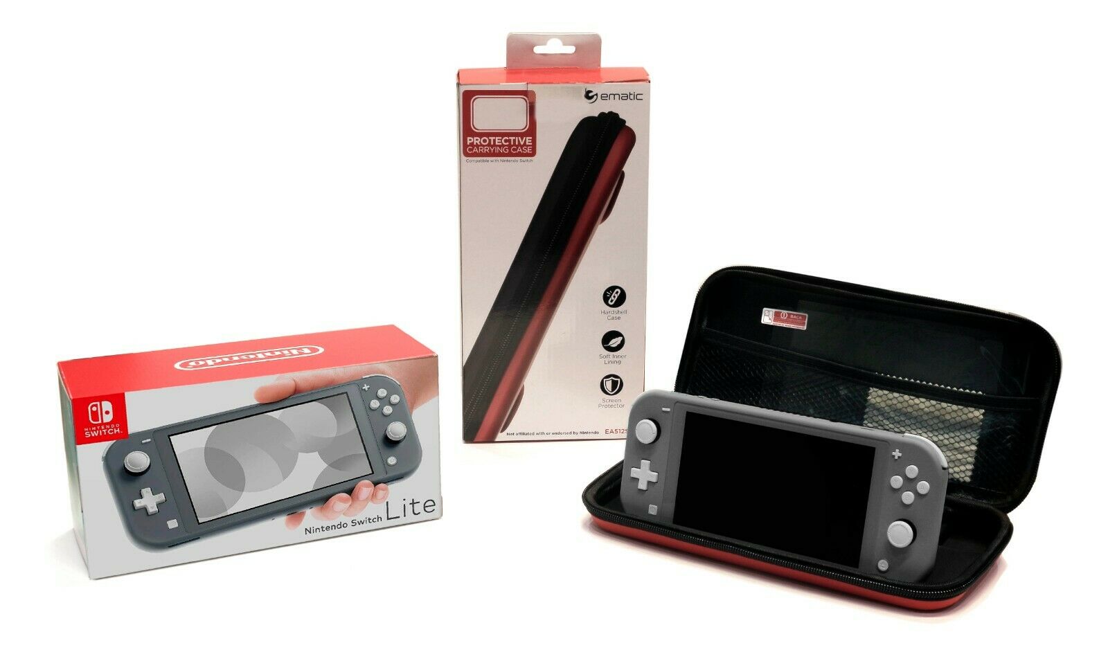 Nintendo Change Lite Bundle | 3 Colours | Carrying Case with 8-Game