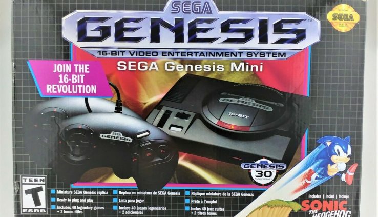 SEGA Genesis Mini Sport Console w/Controllers SG-10037-2 Murky Original Other