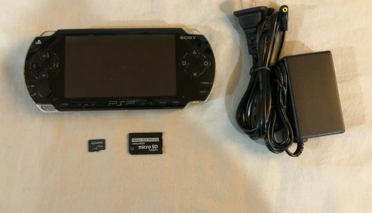 Sony PSP 1000 1001 Dark Console 32GB Game Bundle With Over 50 + PSP Games!
