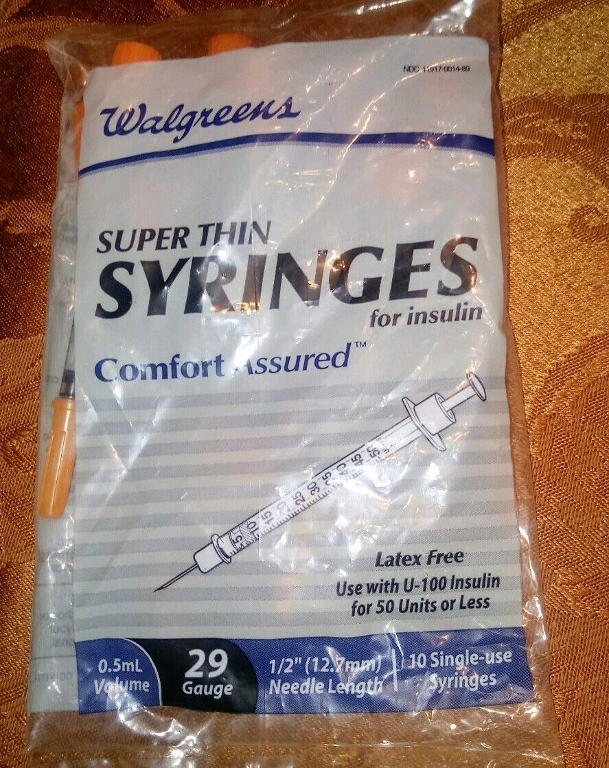 🔥FIRE SALE WALGREENS U29 29G 10 Syringes 8mm 1/2 mL/cc 🔥