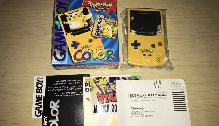 Pikachu Pokemon Version Nintendo Gameboy Shade with Field!