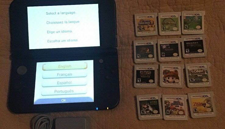 New Nintendo 3DS XL Galaxy Version w/ 12 Games