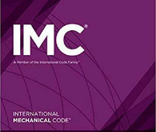 World Mechanical Code 2018 IMC Paperback World Code Council Original