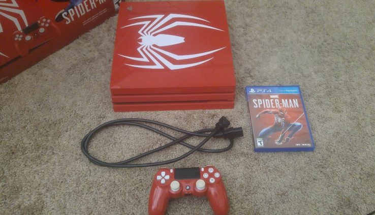  PlayStation PS4 Pro 1TB Restricted Version Spider-Man Console + Sport