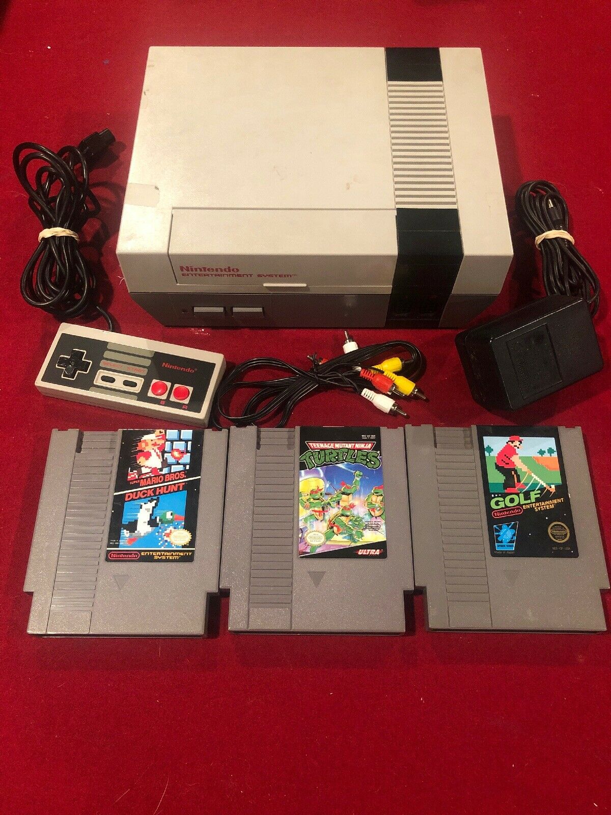 Nintendo Entertainment Plan NES Console And Games Mario - iCommerce on Web