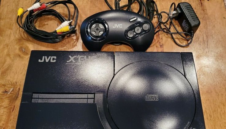 JVC X’EYE Sega Genesis / Sega CD Scheme  + matching Controller Tested