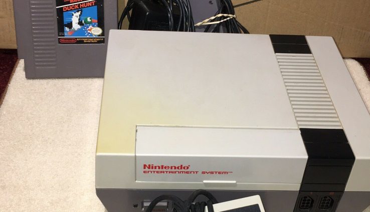 Nintendo Entertainment Machine Long-established NES Console W/ Properly-organized Mario Bros/Duck Hunt