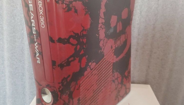 Xbox 360 S Gears Of Warfare 3 Restricted Version Console Crimson Slim Model 1439 Only