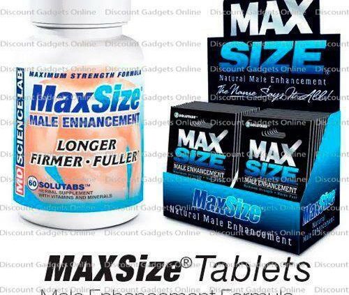 Max Dimension Erection Pills Male Enhancement Enhancer Longer HARDER Higher Men (60)