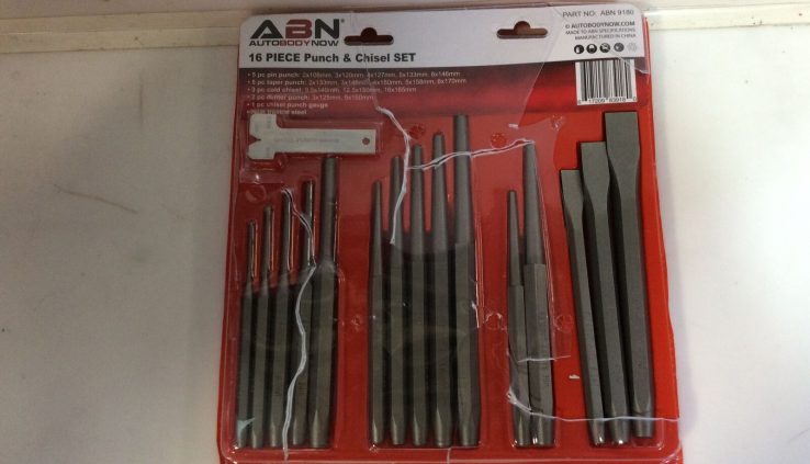 Clearance- ABN Punch and Chisel 16-Share Role for Automotive and Body Work