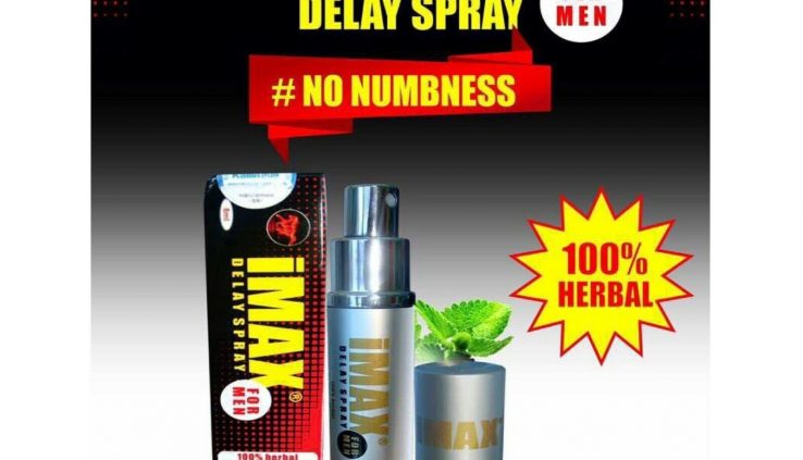 IMAX DELAY SPRAY 8ml Sizable Solid Premature Ejaculation Intercourse Males 100% HERBAL