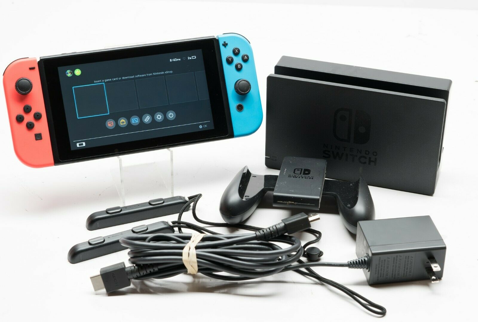 Nintendo Switch 32GB Console with Pleasure Cons Dock and Charger ...