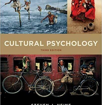 Cultural Psychology by Steven J. Heine (2015   P’D’F)