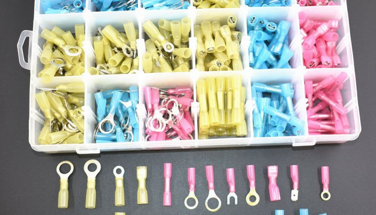 3M HEAT SHRINK WIRE CONNECTOR ASSORTMENT AUTOMOTIVE MARINE KIT (480 PC) FROM USA