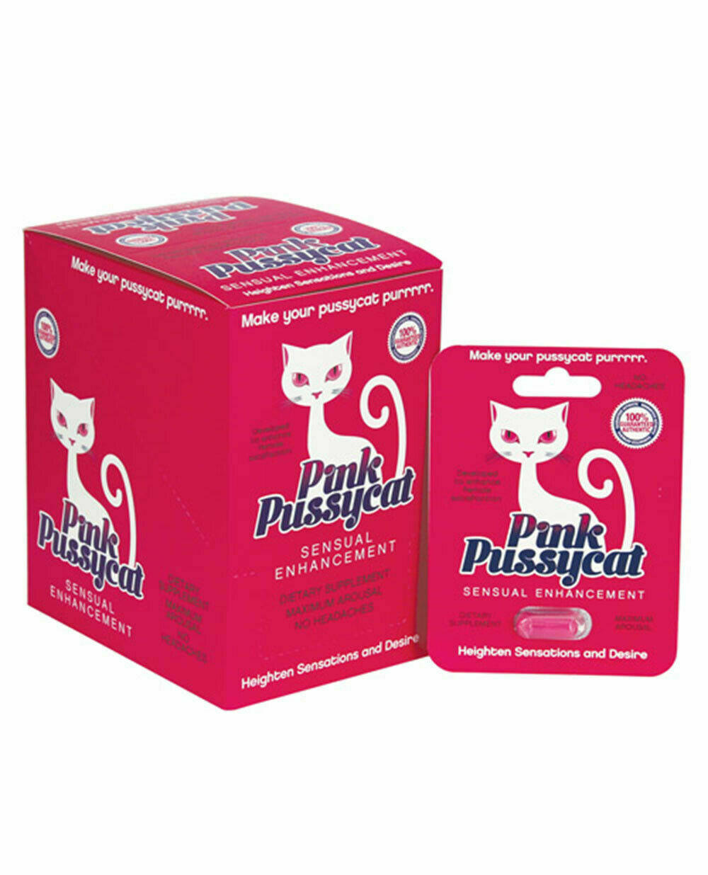 24 PINK PUSSYCAT FEMALE WOMEN SEXUAL ENHANCEMENT PILLS WHOLE DISPLAY OF 24 ...
