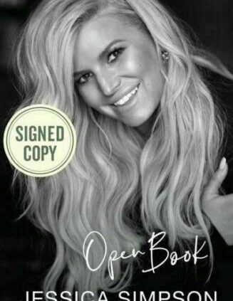 Jessica Simpson SIGNED book OPEN BOOK 1st Model Hardback