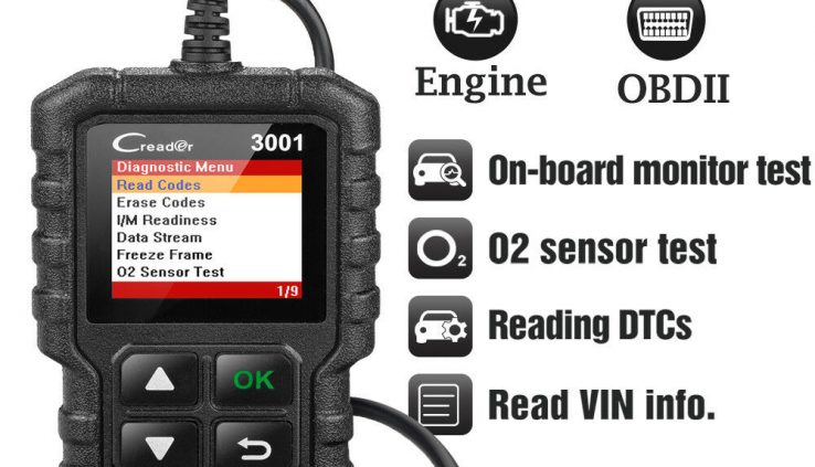 Commence OBD2 Code Reader CR3001 EOBD Automobile Diagnostic Scan tool Engine Gentle check