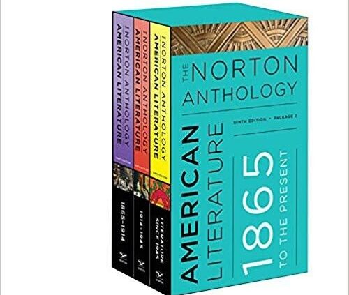 Norton Anthology Of American Literature 9th Model Quantity 2 (digital reproduction)