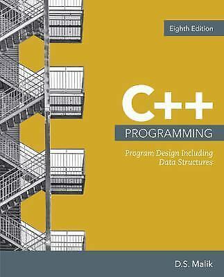 C++ Programming: Program Construct Including Recordsdata Constructions (Malik) 8E READ FIRST