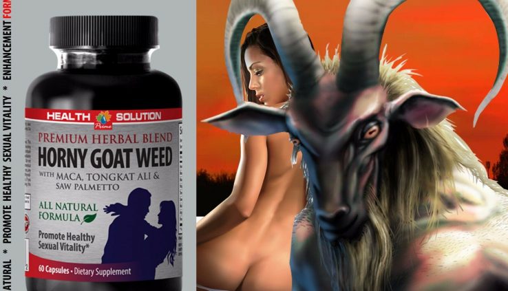 Mens’ sexual health supplement – HORNY GOAT WEED – Soothes Sore Joints – 1 Bottl