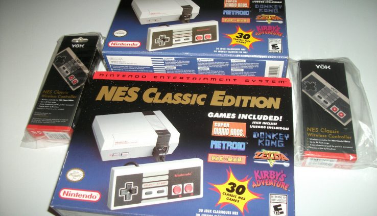 (2) Nintendo NES Classic Programs Yok Wireless Adjust LOT Guaranteed Contemporary Loyal