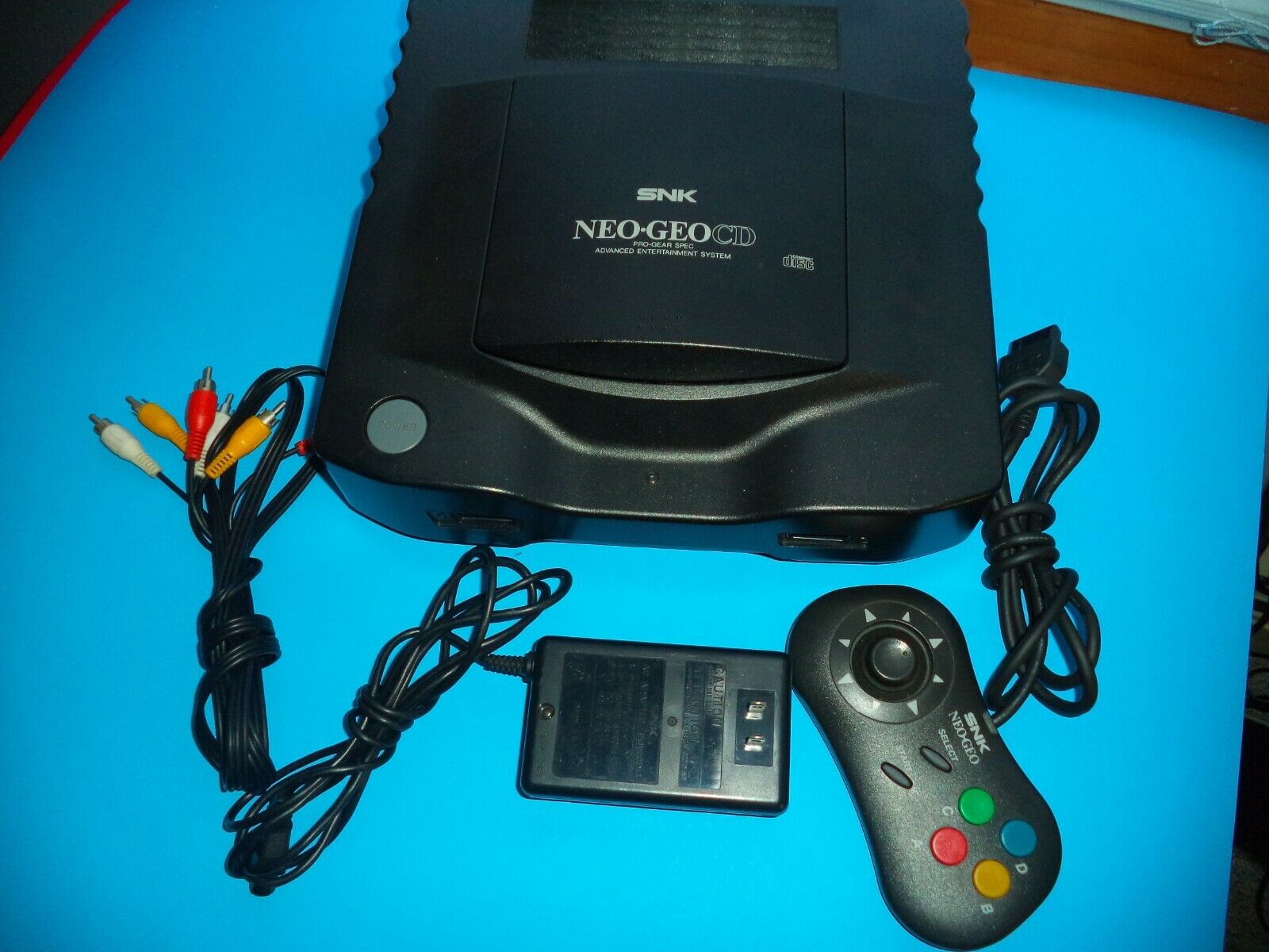 NEO GEO CD SYSTEM WITH OEM CONTROLLER AND CABLES! - iCommerce on Web