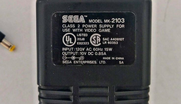 Legit Sega Genesis Model 2 Game Gear 32X AC Adapter MK-2103 OEM Vitality Present