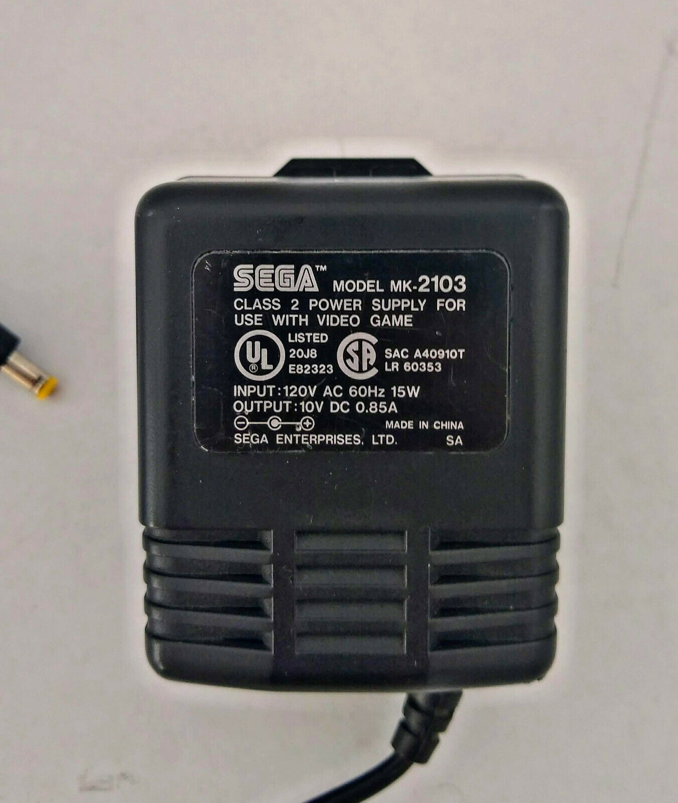 Legit Sega Genesis Model 2 Game Gear 32X AC Adapter MK2103 OEM Vitality Present on 