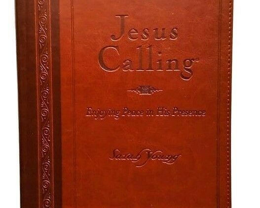 Jesus Calling Big Deluxe Version E book By Sarah Young Imitation Leather-essentially based
