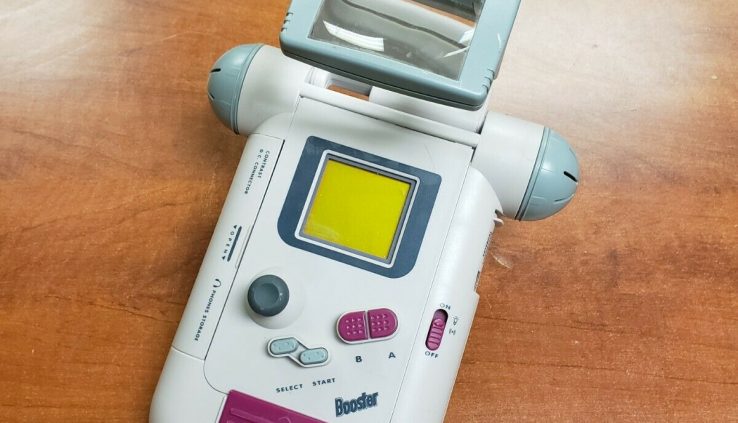 Normal Nintendo Game Boy Grey Handheld System w/ Radioshack Booster No Reserve