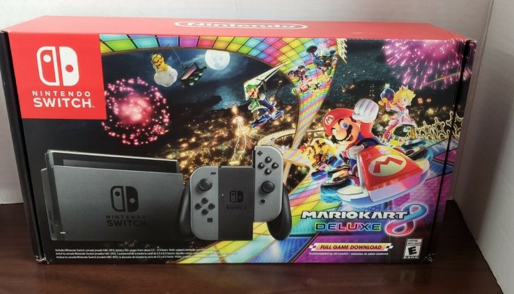 Nintendo Swap Mario Kart 8 Deluxe Bundle 32GB – Gray