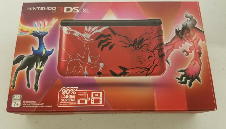 Nintendo 3ds XL Pokemon XY Xerneas Yveltal Crimson Edition Machine Total